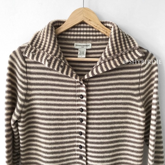 Banana Republic Tunic Length Henley Sweater - Picture 6 of 12